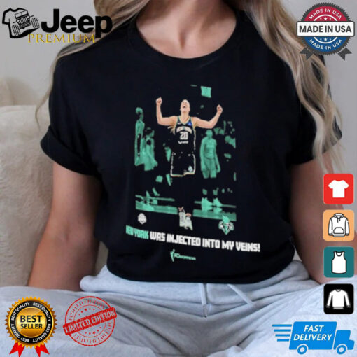 New York Liberty Stadium Essentials Sabrina Ionescu Veins T Shirt