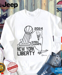 New York Liberty Stadium Essentials Unisex 2024 WNBA Finals Champions Hometown Shirt