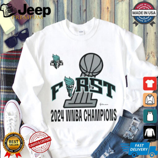 New York Liberty Stadium Essentials Unisex First Time WNBA Finals Champions Shirt