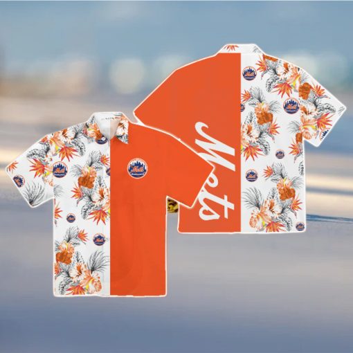 New York Met Tropical Pattern Hawaiian Shirt