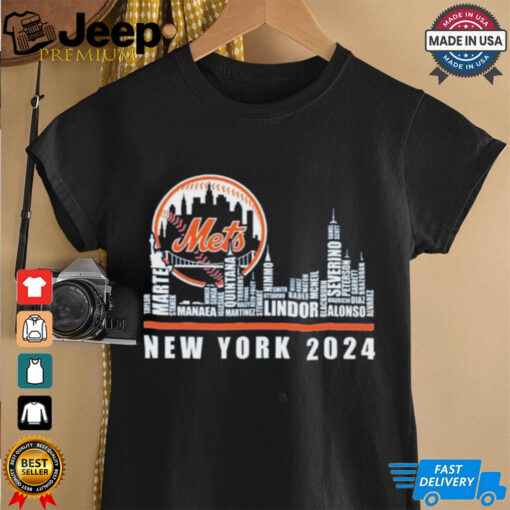 New York Mets 2024 Player Names Shirt