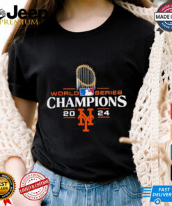 New York Mets 2024 World Series Champions trophy shirt