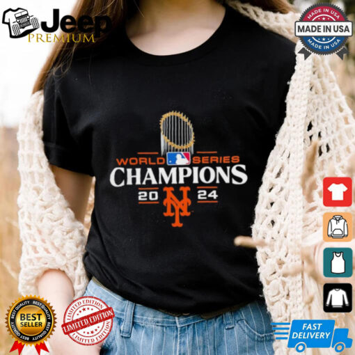 New York Mets 2024 World Series Champions trophy shirt