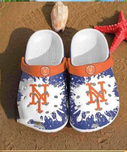 New York Mets Crocs Logo Team Pattern Gift