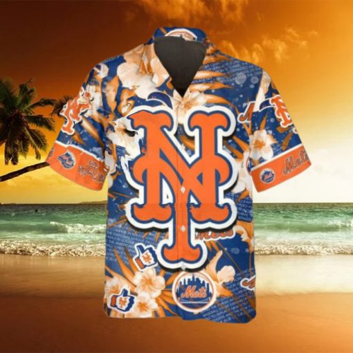 New York Mets Hawaiian Shirt, MLB Hawaiian Shirt Gift For Fans