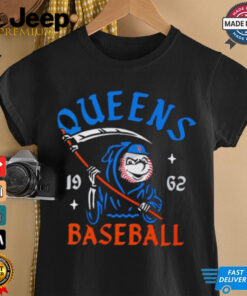 New York Mets Mr. Met Reaper Queens baseball 1962 shirt