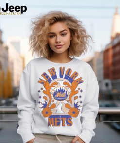 New York Mets New Era White Ringer T Shirt