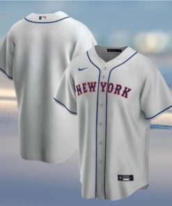 New York Mets Nike Official Replica Road Jersey Mens