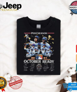 New York Mets Postseason 2024 October Ready Signatures Shirt