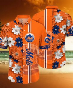 New York Mets Summer Flower Hawaii Shirts