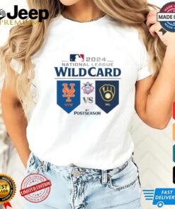 New York Mets Vs Milwaukee Brewers 2024 NL Wild Card Game T Shirt