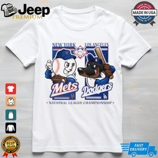 New York Mets vs Los Angeles Dodgers NLCS 2024 mascot shirt