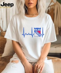 New York Rangers Heartbeat T Shirt, Heartbeat Hockey 2024 Shirt