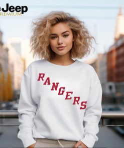 New York Rangers Mitchell & Ness Legendary Slub Vintage Raglan Long Sleeve T Shirt