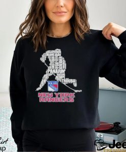 New York Rangers Team Hockey Player Name 2024 Panarin Trouba T Shirt