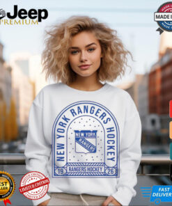 New York Rangers Uphill Stained Glass T Shirt