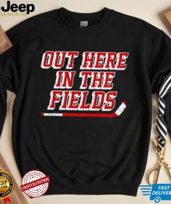 New York Rangers hockey out here in the fields shirt
