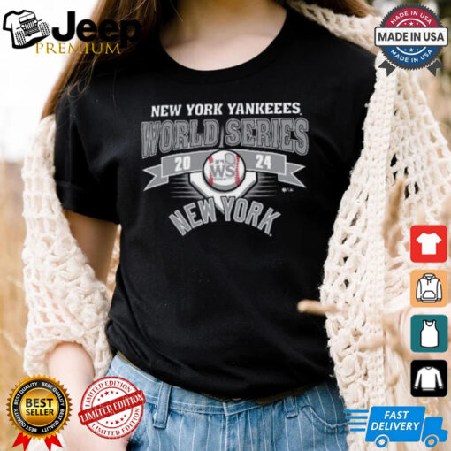 New York Yankees 2024 World Series Participant Arch Banner T Shirt