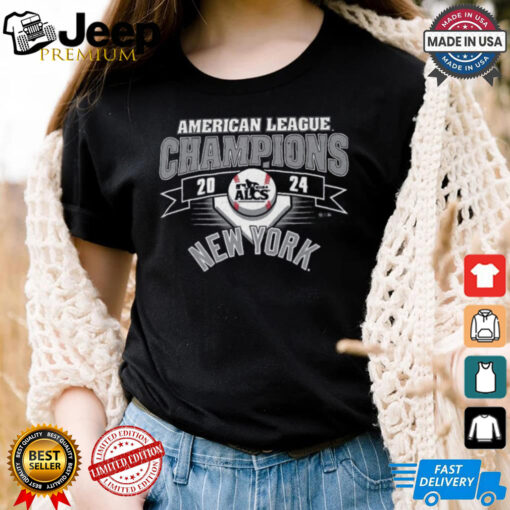 New York Yankees ’47 2024 American League Champions Franklin T Shirt