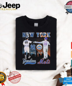 New York Yankees Aaron Judge New York Mets Pete Alonso 2024 Signatures Shirt