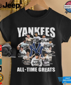 New York Yankees All – Time Greats Signature Signatures T shirt