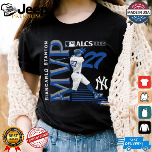 New York Yankees Giancarlo Stanton 2024 American League Championship Series MVP T Shirt