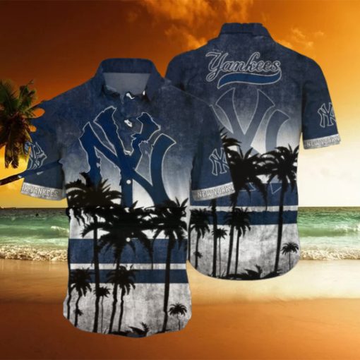 New York Yankees Hawaiian Shirt, NY Yankees Hawaiian Shirt, MLB Hawaiian Shirt For Men