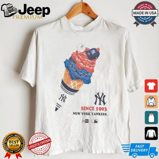 New York Yankees Home Cheering Oat Milk T shirt