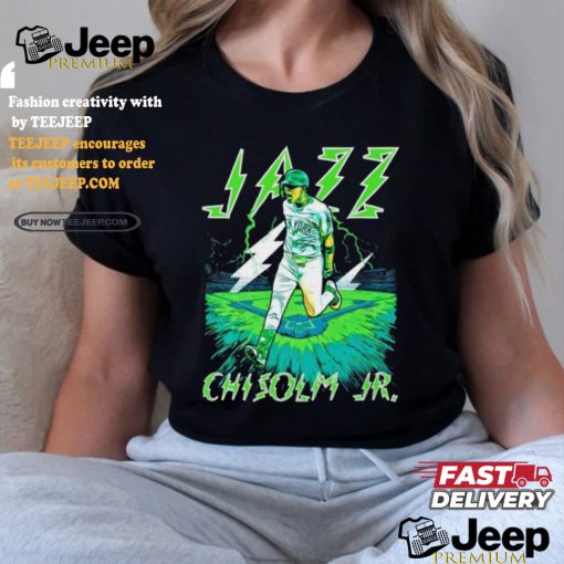 New York Yankees Jazz Chisholm Jr the electricity shirt