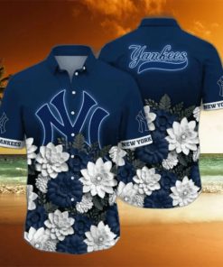 New York Yankees MLB Flower Hawaii Shirt And Tshirt For Fans