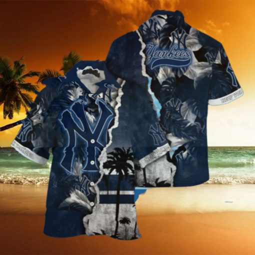 New York Yankees MLB Hawaiian Shirt Custom Aloha Shirt