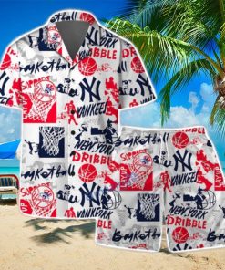 New York Yankees MLB Team Logo Street Style Design Hawaiian Shirt & Short