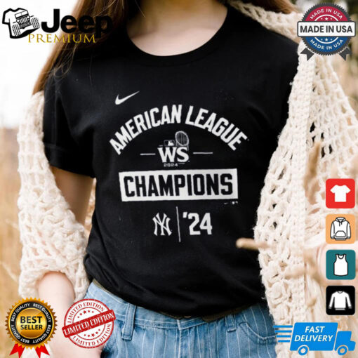 New York Yankees Nike 2024 American League Champions T Shirt