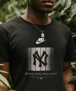 New York Yankees Nike Blood Type Pinstripe Shirt