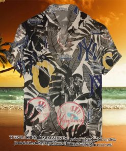 New York Yankees Retro Logo Hawaiian Shirt