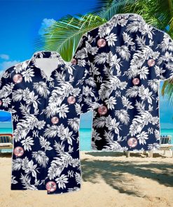 New York Yankees Tropical Leaf 3D Printed Hawaiian Shirt Beach Team Gift