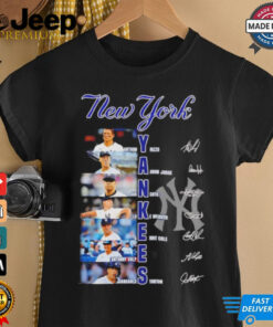 New York Yankees name player baseball signature shirt