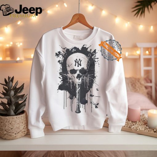 New York Yankees skull baseball shirt