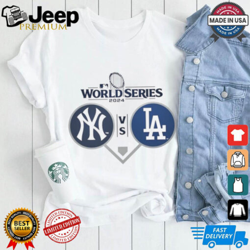 New York Yankees vs. Los Angeles Dodgers 2024 World Series Dueling Shirt