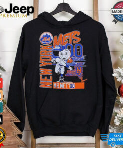 New York baseball Mr Met throw back shirt