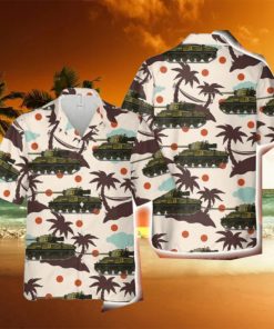 New Zealand Army Firefly Tank Button Down Hawaiian Shirt Trend Summer