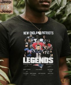 New england Patriots all the legends of best team fan signatures 2024 shirt