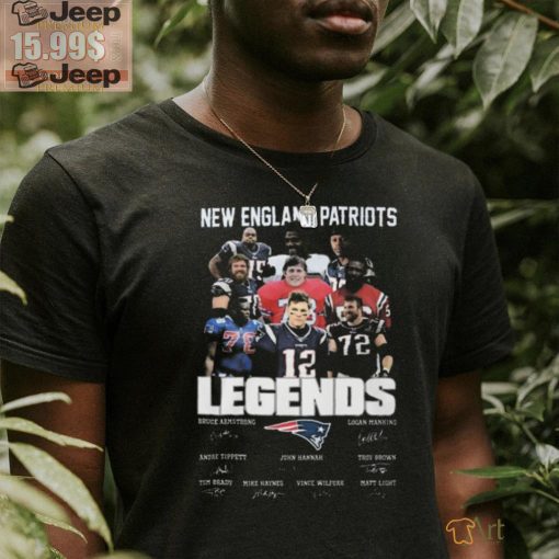 New england Patriots all the legends of best team fan signatures 2024 shirt