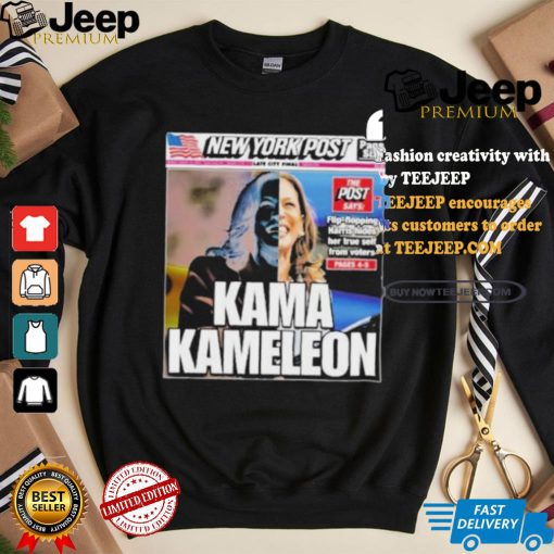 New york post Kamala Harris kama kameleon t shirts