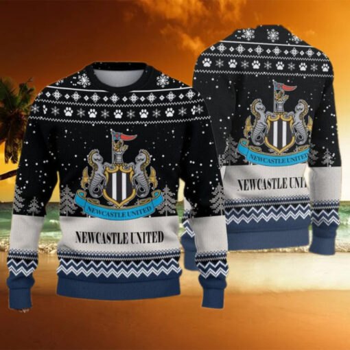 Newcastle United The Magpies England Premier League Christmas Ugly Sweater