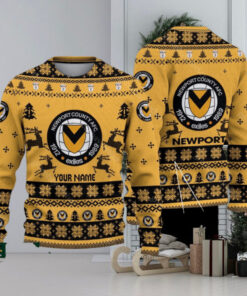 Newport County EFL 2024 Ugly Christmas Sweater