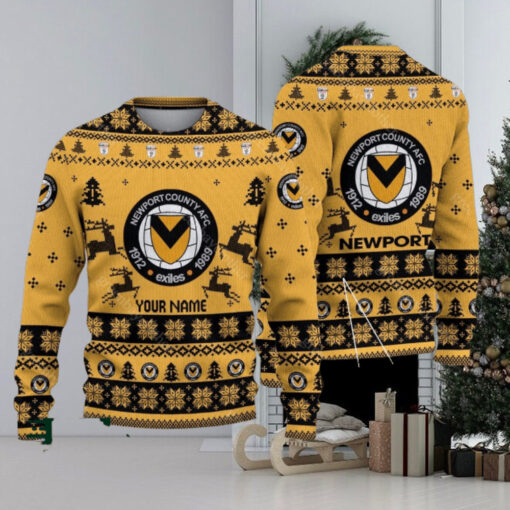 Newport County EFL 2024 Ugly Christmas Sweater