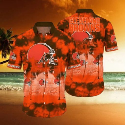 Nfl Cleveland Browns Hawaiian Shirt 3D Printed Aloha Shirt Limited Shirt