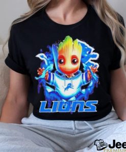 Nfl Detroit Lions Baby Groot Shirt