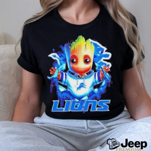 Nfl Detroit Lions Baby Groot Shirt